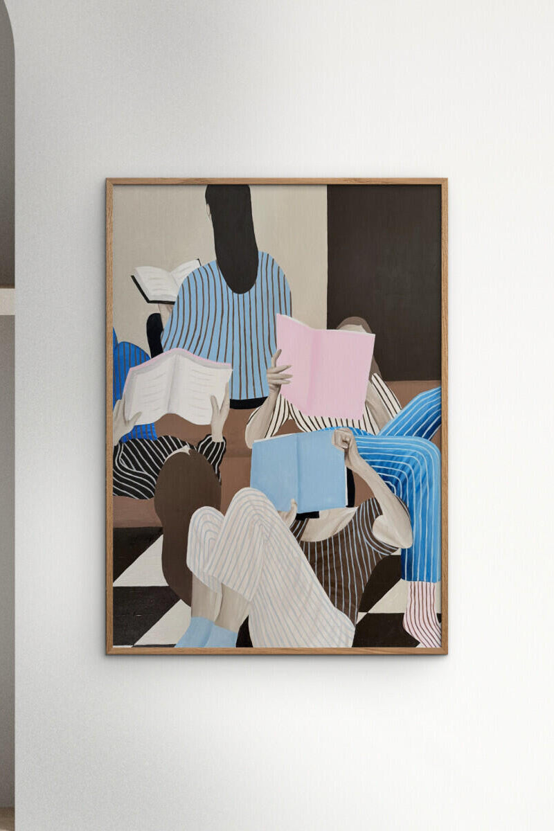 Bille Who Book Club 3 plakat - 50x70 cm